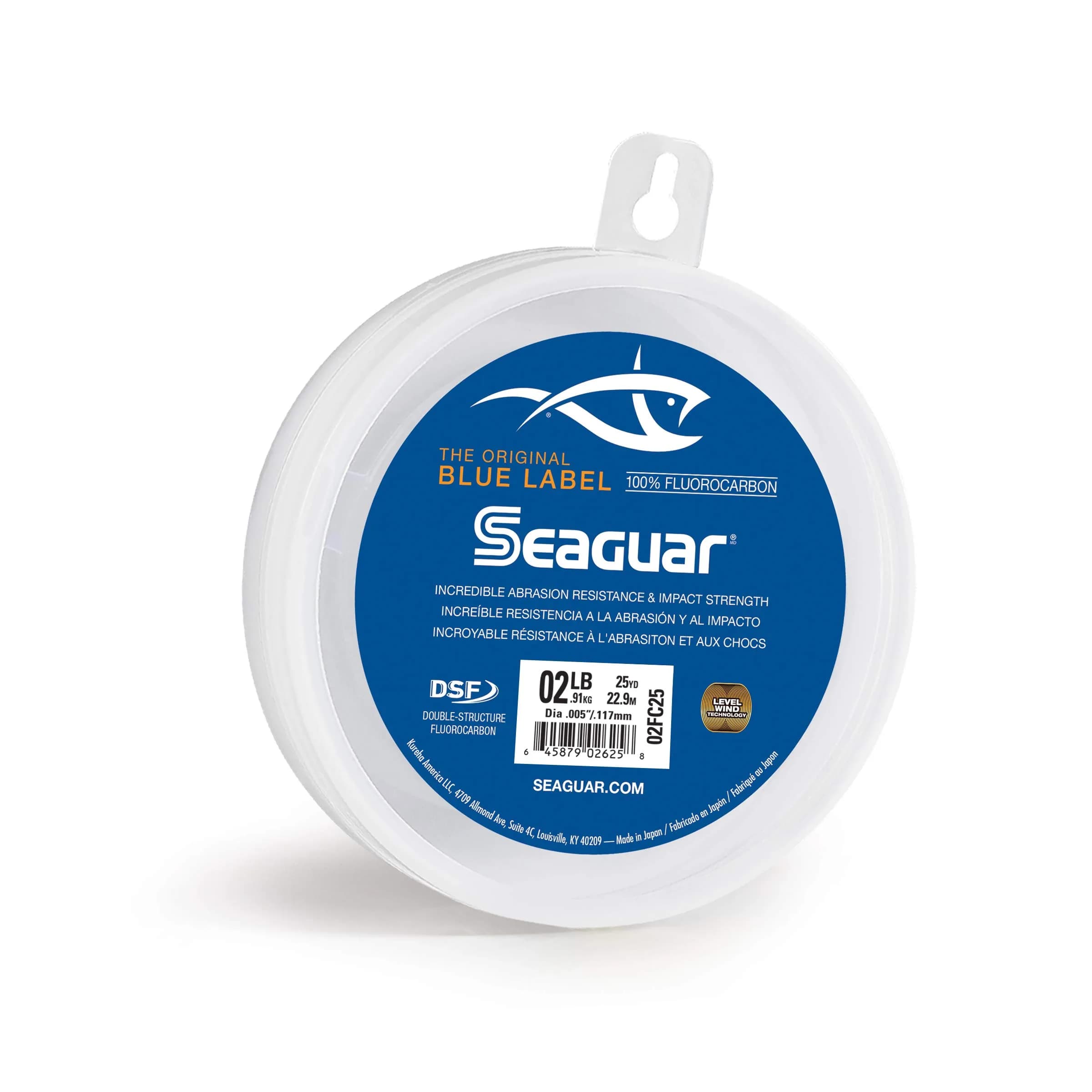Seaguar Blue Label Fluorocarbon Fishing Line 2 lbs | Superior Knot & Tensile Strength (70-120 chars)