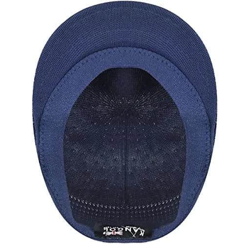 Kangol Tropic Ventair 504 Cap Navy XX-Large | Iconic Ventair Pattern, Lightweight Tropic Yarn thumbnail 7