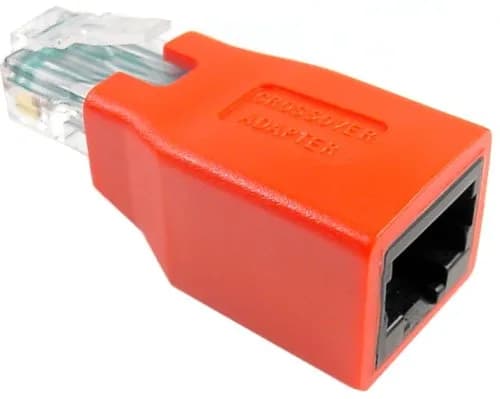 Cables Unlimited Cat6 Crossover Adapter | EIA/TIA Cat6 Compliant, Red, Lifetime Warranty thumbnail 1