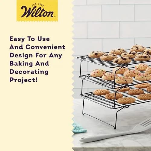 Wilton Excelle Elite 3-Tier Cooling Rack | 41.3cm (16.25 in) x 26.1cm (10.25 in) x 5.5cm (2.25 in) thumbnail 4
