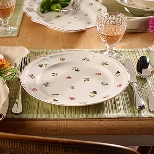 Villeroy & Boch Petite Fleur Dinner Plate, Premium Porcelain, 10.5 in Diameter | Floral Design for Stylish Dining thumbnail 2