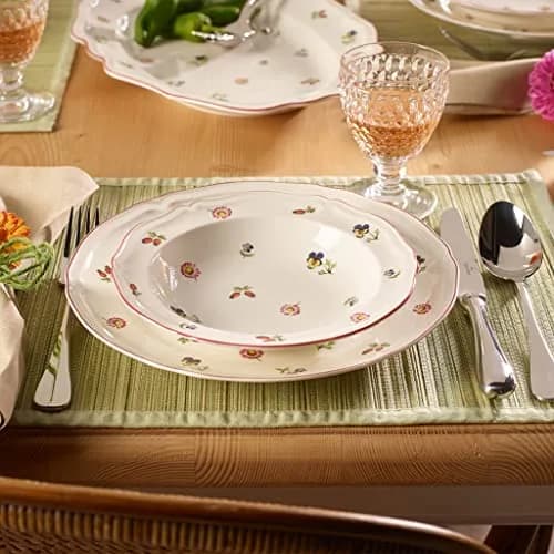 Villeroy & Boch Petite Fleur Dinner Plate, Premium Porcelain, 10.5 in Diameter | Floral Design for Stylish Dining thumbnail 3