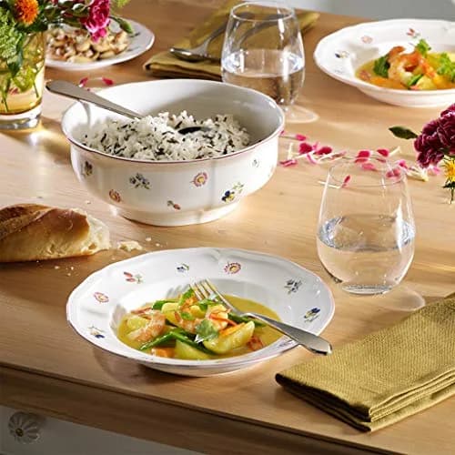 Villeroy & Boch Petite Fleur Soup Plate, 9 oz Porcelain | Floral Garden Design, Made in Germany thumbnail 3