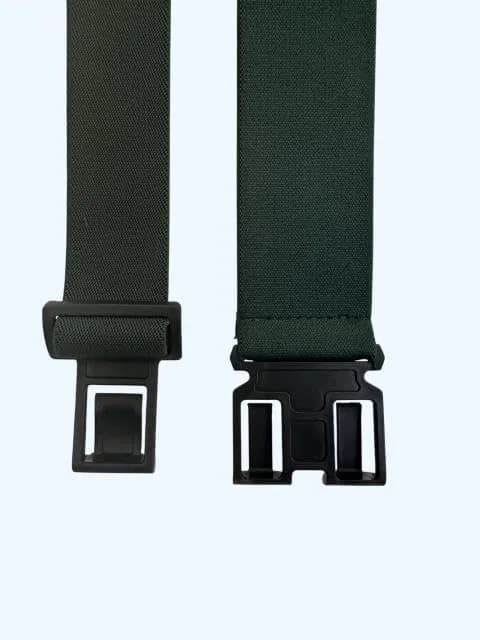 PERRY SUSPENDERS Big & Tall Hunter Green 1 1/2" Belt Hook Suspender (Tall) thumbnail 4