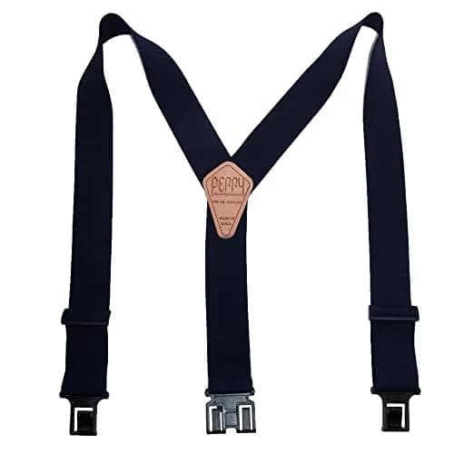 PERRY SUSPENDERS™ 2" Original Suspenders, Navy | Durable Belt Hook Design for Men thumbnail 1