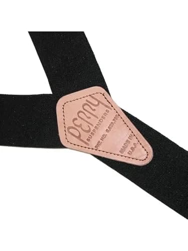 PERRY SUSPENDERS 2" Original (Tan, Big & Tall) | Durable Belt Hook Suspenders for Men thumbnail 5