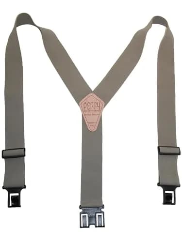 PERRY SUSPENDERS 2" Original (Tan, Big & Tall) | Durable Belt Hook Suspenders for Men thumbnail 4