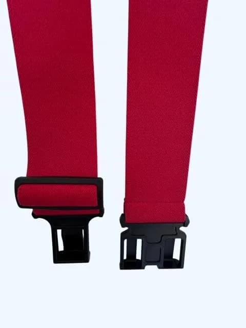 PERRY SUSPENDERS™ 2" Original Suspenders, Red | Durable Belt Hook Design for All-Day Comfort thumbnail 6