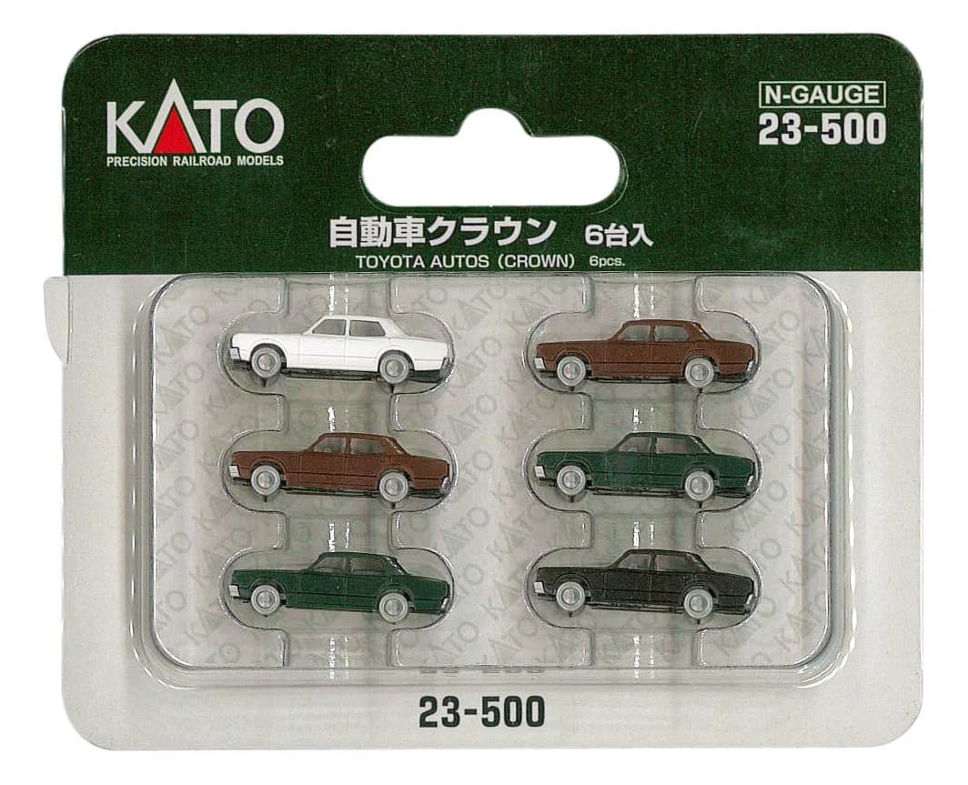 Kato N Scale Toyotas 6 Car Set | Model & Hobby Building for Indian Collectors - main product image