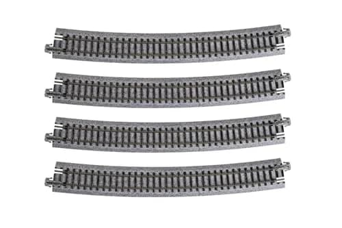 Kato Unitrack N Scale Model Train Track 718mm Radius 15° Curve | Nickel Silver Alloy, Easy Setup thumbnail 1