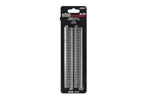 Kato N Scale Unitrack 7 5/16" (186mm) Straight Track - 4 per package | Precision Engineered Model Railroad Component thumbnail 1