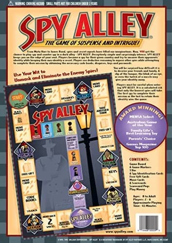 SPY ALLEY Strategy Board Game - Social Deduction & Bluffing - Family Fun - Ages 8+ | Award-Winning thumbnail 3