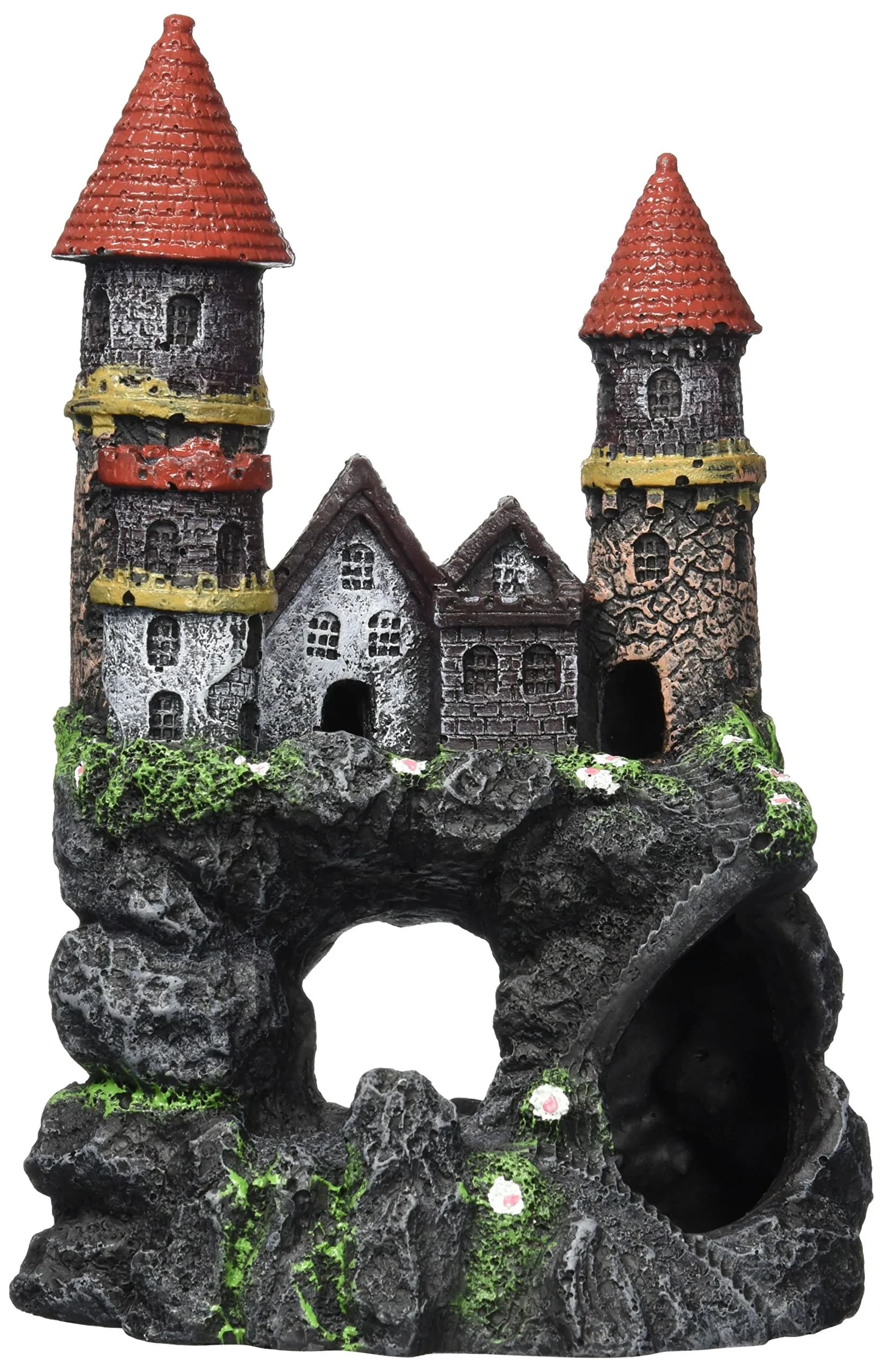 Penn-Plax Age-of-Magic Enchanted Castle Aquarium Decoration Medium | Safe Resin for Freshwater & Saltwater Tanks - main product image