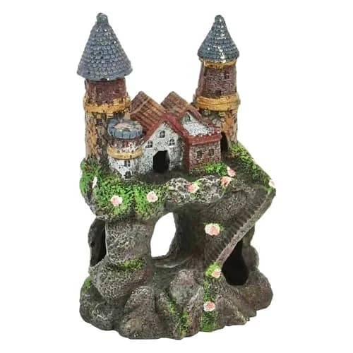 Penn-Plax Enchanted Castle Aquarium Decoration Small | Safe for Freshwater and Saltwater Fish Tanks thumbnail 1