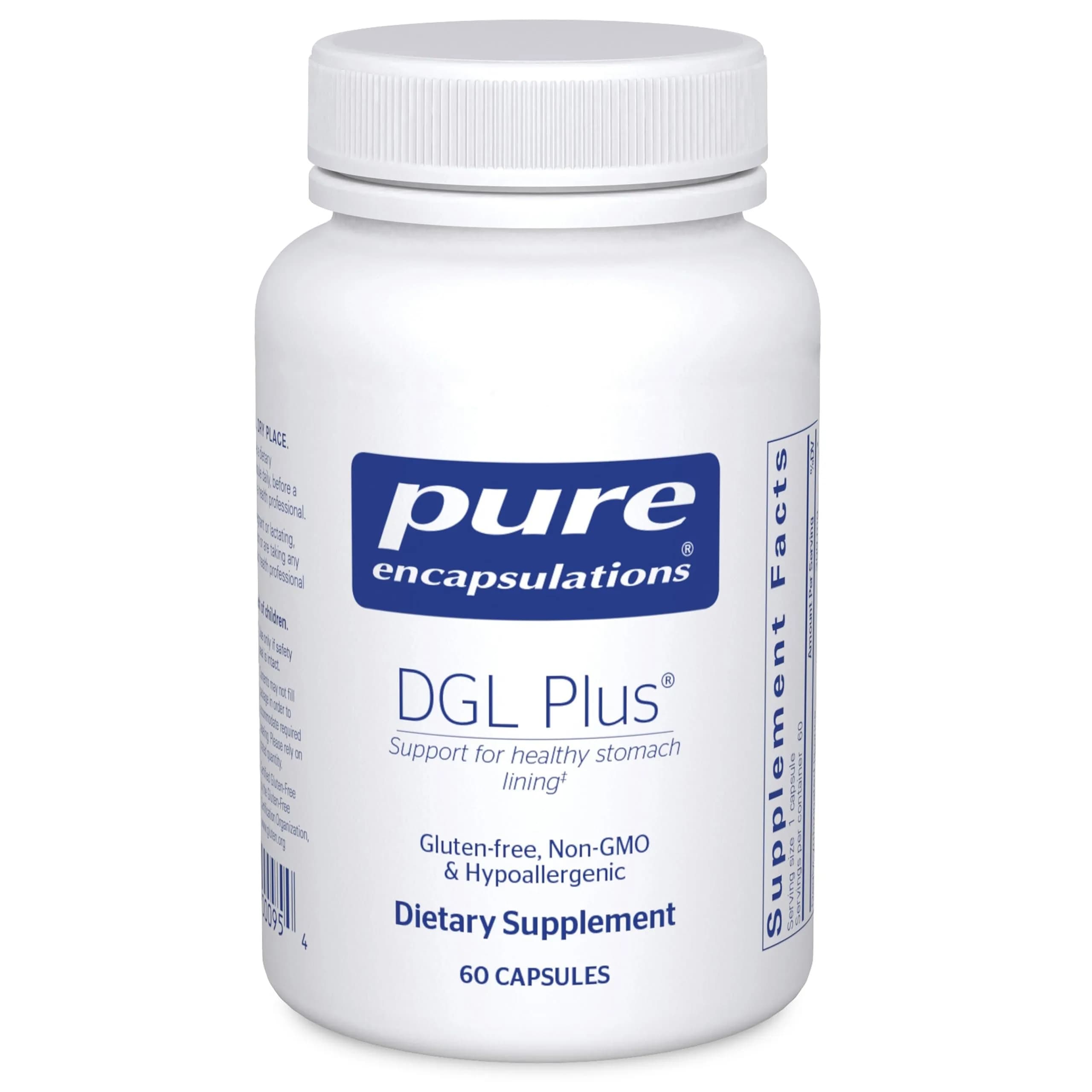 Pure Encapsulations DGL Plus, 60 Capsules | Supports Gastrointestinal Health & Mucous Production