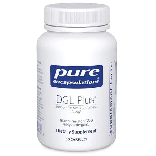 Pure Encapsulations DGL Plus, 60 Capsules | Supports Gastrointestinal Health & Mucous Production thumbnail 1