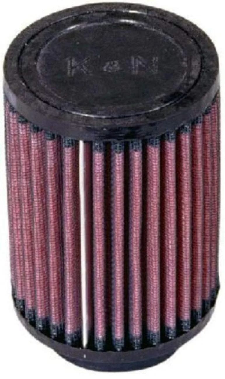 K&N High-Flow Universal Clamp-On Air Filter: 5" Height, 2.125" Flange, Round Shape, RB-0510 | Engineered for Performance - main product image
