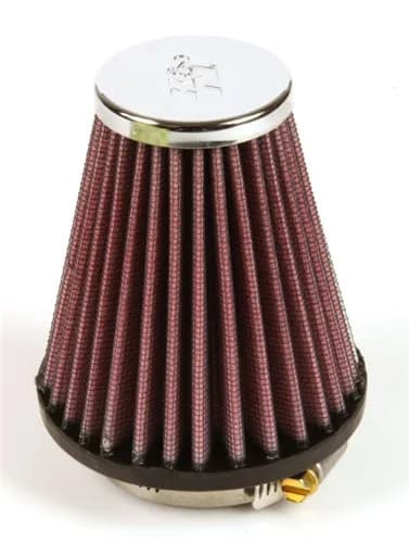 K&N High-Flow Universal Clamp-On Air Filter 2.0625 In Flange Diameter | Reusable, High Performance thumbnail 6