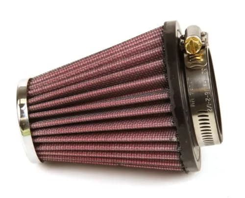 K&N High-Flow Universal Clamp-On Air Filter 2.0625 In Flange Diameter | Reusable, High Performance thumbnail 5
