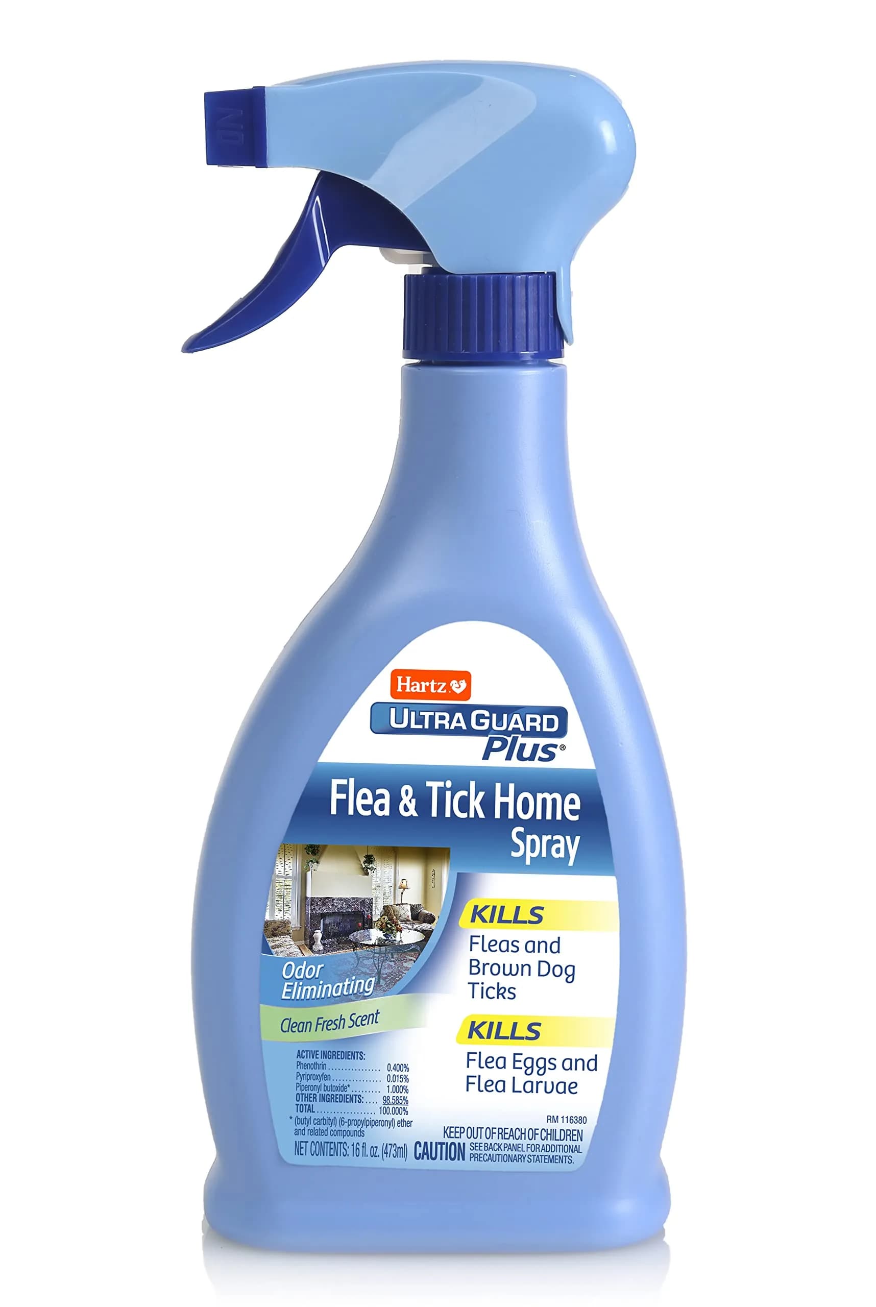 Hartz UltraGuard Plus Flea & Tick Home Spray - Clean Fresh Scent, 16 Fl Oz - main product image
