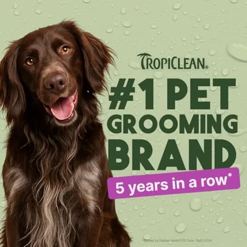TropiClean Dog Detangler Spray 16 oz | Dematting & Leave-in Conditioner for All Coat Types thumbnail 3
