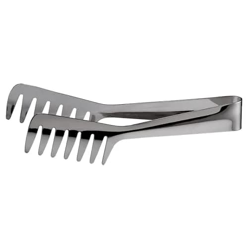Winco 8" Scissor Style Spaghetti Tongs | Stainless Steel, Dishwasher Safe, 20cm (8") thumbnail 1
