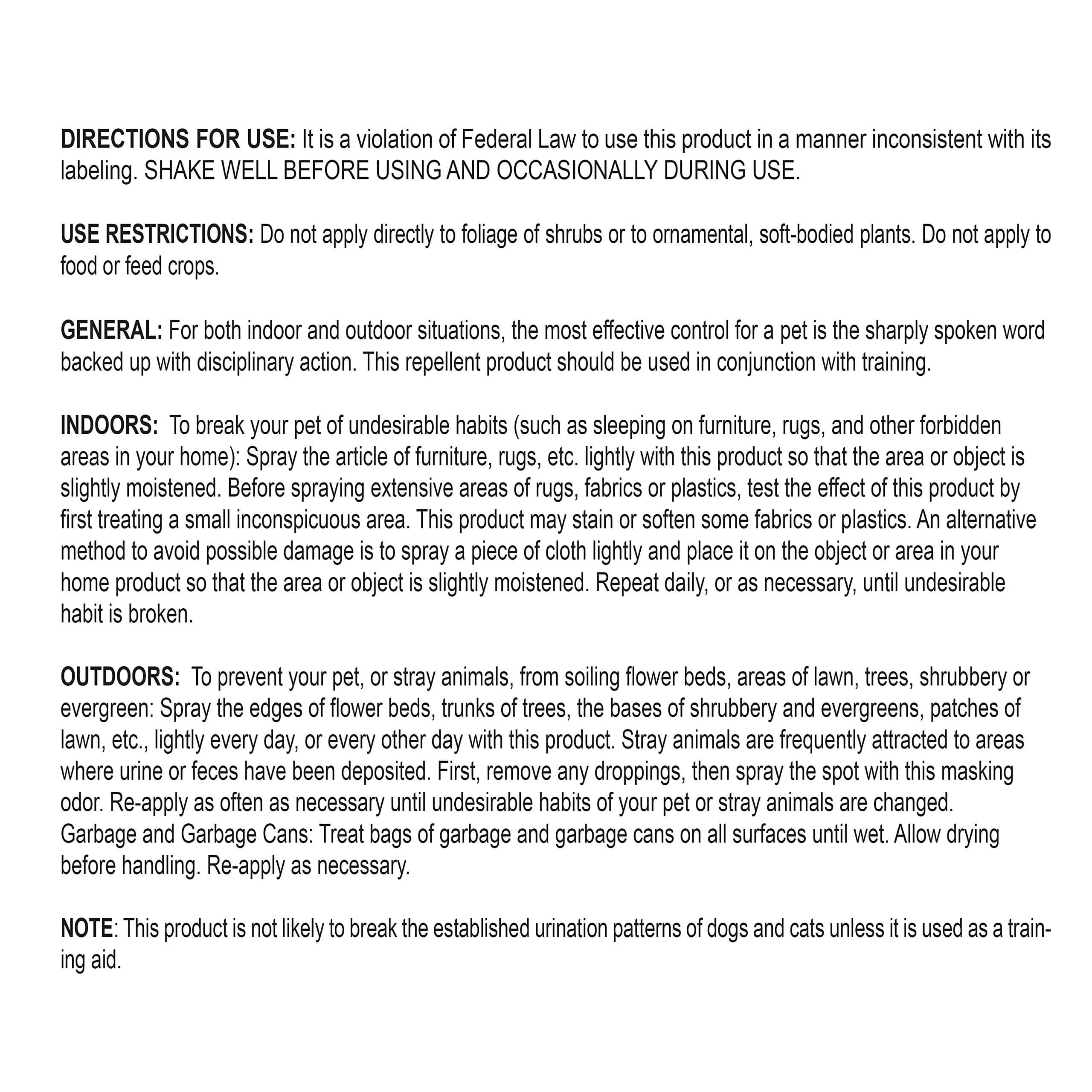 Four Paws Keep Off! Pet Repellent Spray for Outdoors & Indoors, Cat & Kitten Chew & Scratch Deterrent, 177ml (6 oz) - view 6