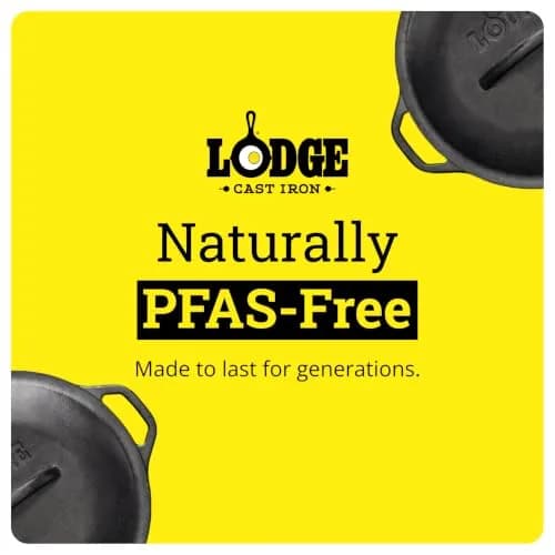 Lodge Cast Iron Dutch Oven with Loop Handle, Oven-Safe, 5 Quart (4.7 L) | Sourdough Bread Baking & Slow Cooking thumbnail 9