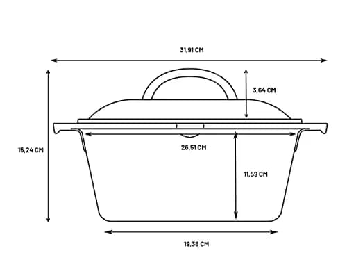 Lodge Cast Iron Dutch Oven with Loop Handle, Oven-Safe, 5 Quart (4.7 L) | Sourdough Bread Baking & Slow Cooking thumbnail 3