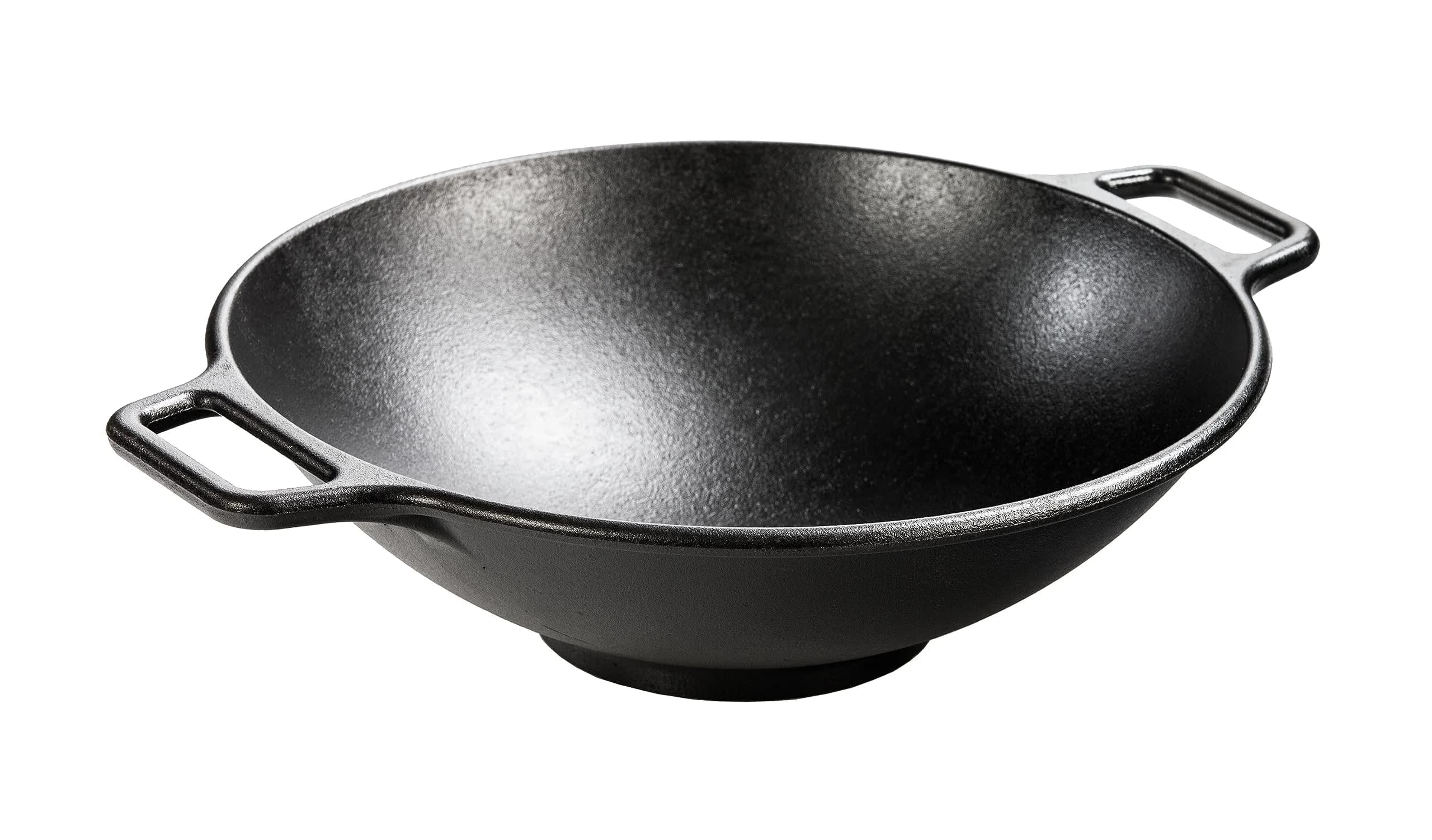 Lodge Bold 14 Inch Seasoned Cast Iron Wok | 3.0 L (101.4 Fl Oz) Stir-Fry Pan - main product image