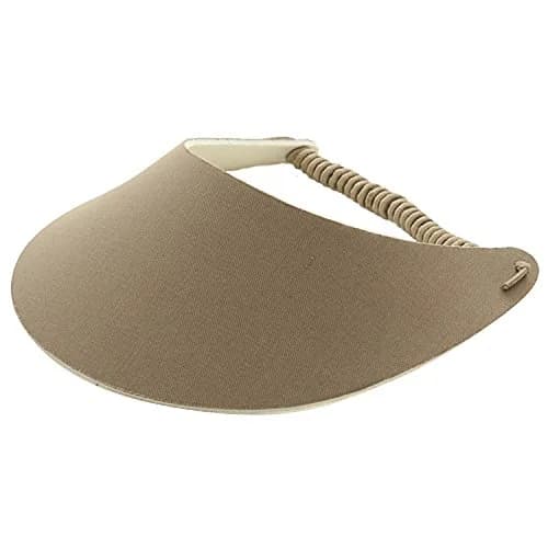 Mega Cap Women's Cotton Solid Sun Visor Hat | Lightweight UV Protection (70-120 chars) thumbnail 1