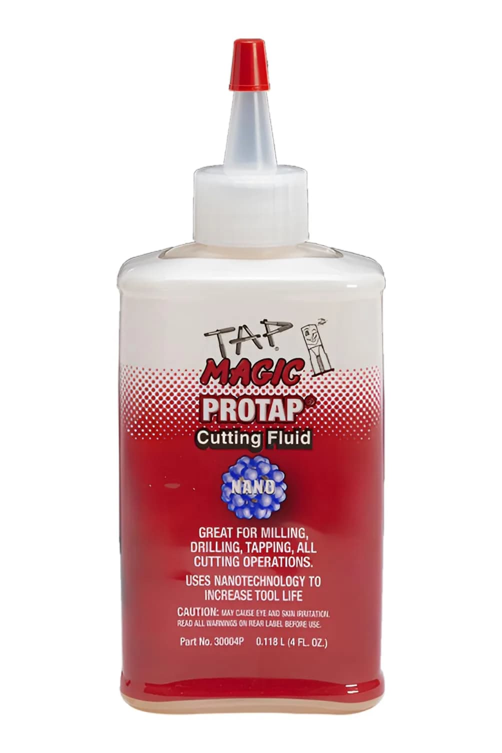 Tap Magic 30004P ProTap Cutting Fluid 4 oz | Biodegradable Metal Cutting Lubricant — 4 ounces