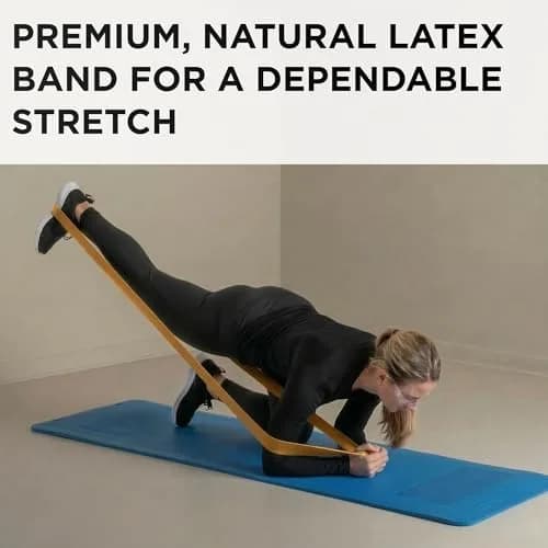 THERABAND Resistance Band, Exercise, Physical Therapy, Workout, Gold | Latex, 6 Yard, Max Resistance thumbnail 4
