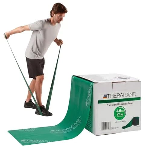 THERABAND Heavy Resistance Latex Exercise Band Roll 50 Yards (4570 cm) | Professional Grade for Strength & Flexibility thumbnail 1