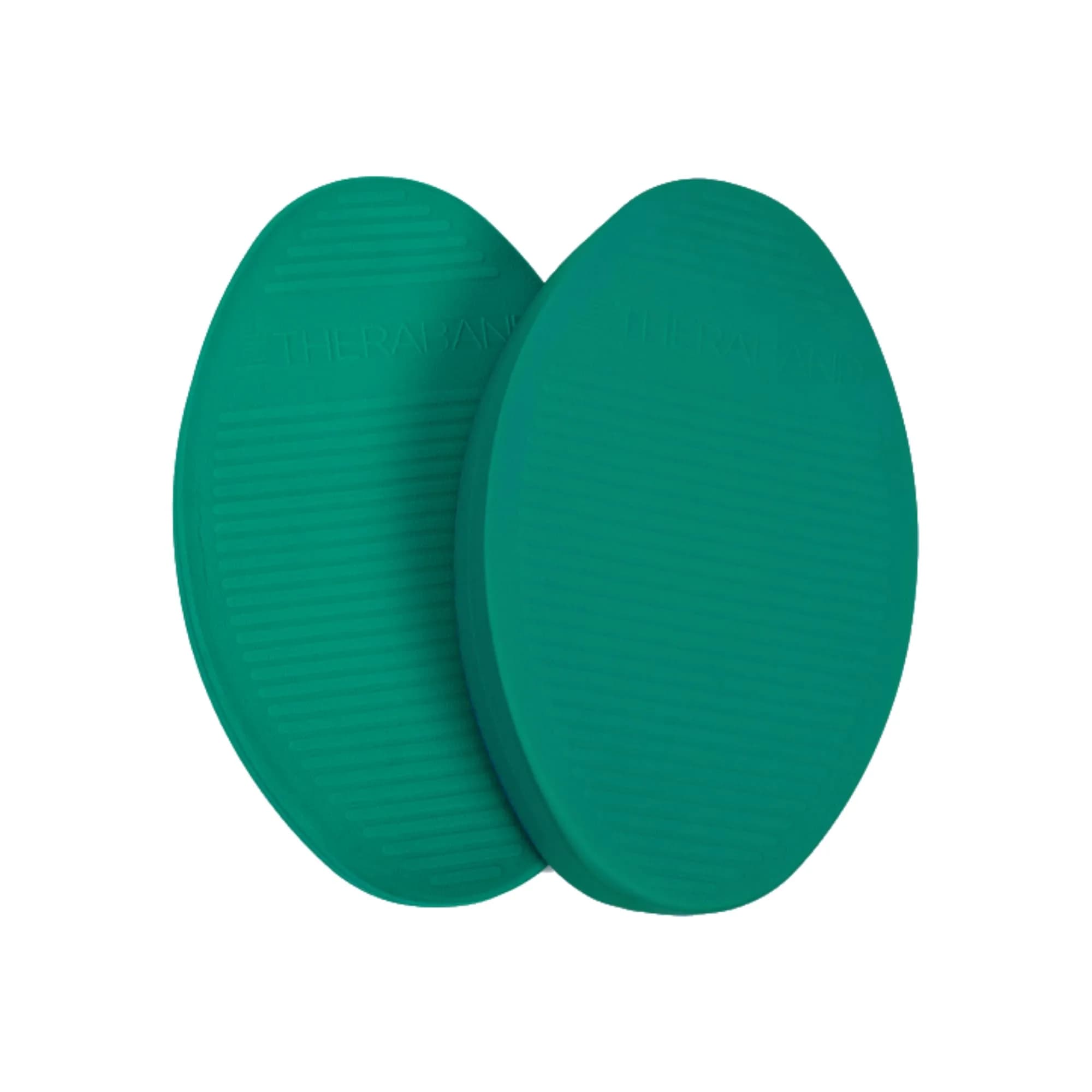 THERABAND Stability Trainer Pad, Foam Balance Pad, Firm, Set of 2, Green | Improve Balance & Core Strength - main product image