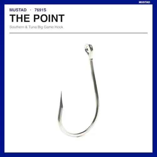 Mustad Big Game Southern & Tuna SS Forged Fishing Hook 7/0 | Corrosion-Resistant Saltwater Hook (70-120 chars) thumbnail 5