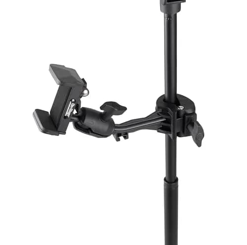 OnStage TCM500 Smartphone Mic Stand Holder | Mounts Phones for Recording & Streaming thumbnail 2