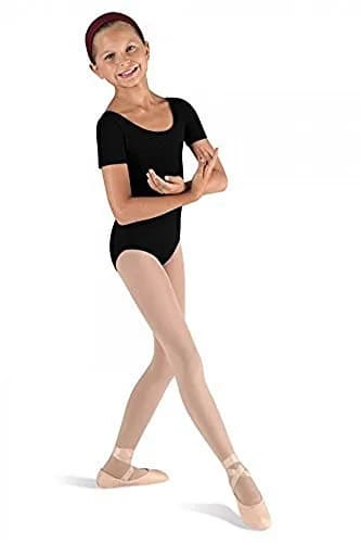 Bloch Ballet Short Sleeve Leotard in Black | Classic Girl's Dancewear (70-120 chars) thumbnail 1