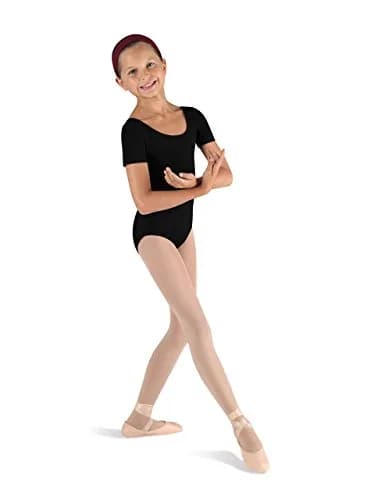 Bloch Ballet Short Sleeve Leotard in Black | Classic Girl's Dancewear (70-120 chars) thumbnail 2