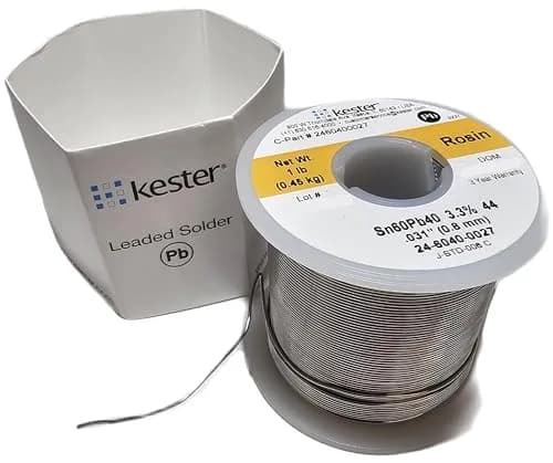 Kester Solder Wire 0.031" (0.80mm) Diameter, 1 lb Spool | High-Quality Electronics Soldering thumbnail 2