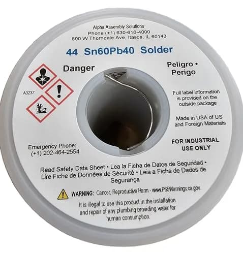 Kester Solder Wire 0.031" (0.80mm) Diameter, 1 lb Spool | High-Quality Electronics Soldering thumbnail 3