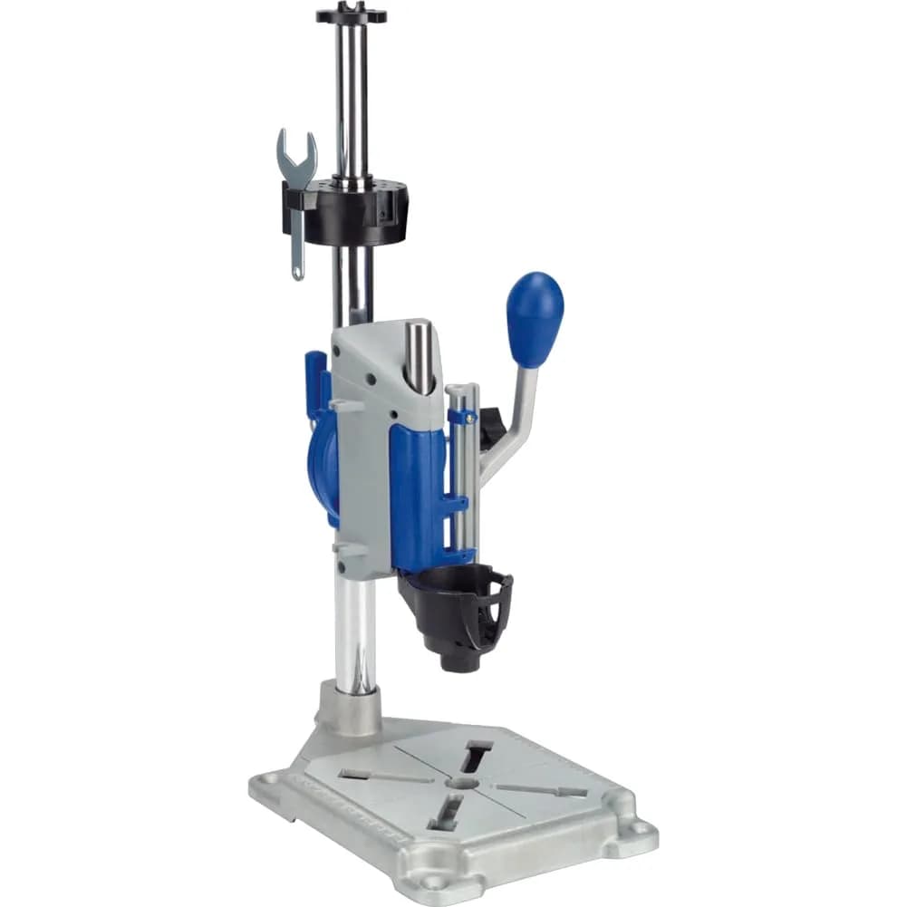 Dremel 220-01 Workstation Drill Press Stand with Flex Shaft Tool Stand, 2-Inch Depth | Precision Drilling & Polishing for DIY Projects — No Size