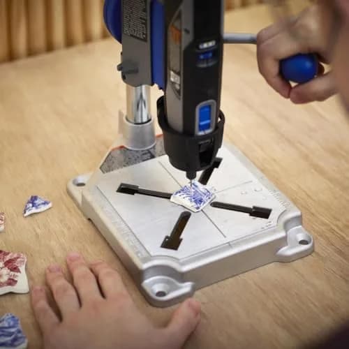 Dremel 220-01 Workstation Drill Press Stand with Flex Shaft Tool Stand, 2-Inch Depth | Precision Drilling & Polishing for DIY Projects thumbnail 4