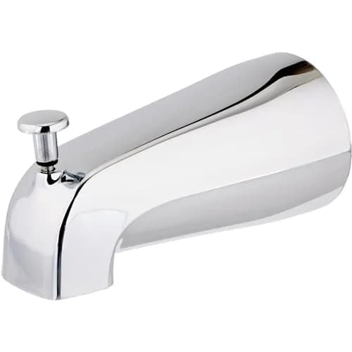 EZ-FLO 5-3/8 Inch Nose Diverter Tub Spout | 13.6 cm (5.35") Zinc with Chrome Finish thumbnail 1