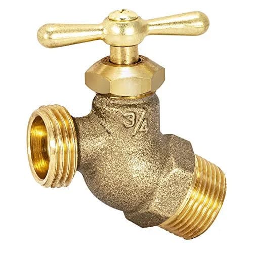 Eastman Male No-Kink Hose Bibb, 3/4 Inch MIP Brass Fitting | Heavy-Duty Irrigation Valve thumbnail 3