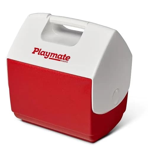 Igloo Playmate 7 Qt Red | Portable Personal Cooler with Tent-Top Design thumbnail 1