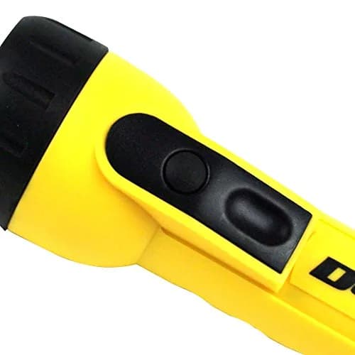 Dorcy Heavy Duty Worklight Flashlight with D Batteries, 20 Lumens | 123-Hour Runtime thumbnail 3