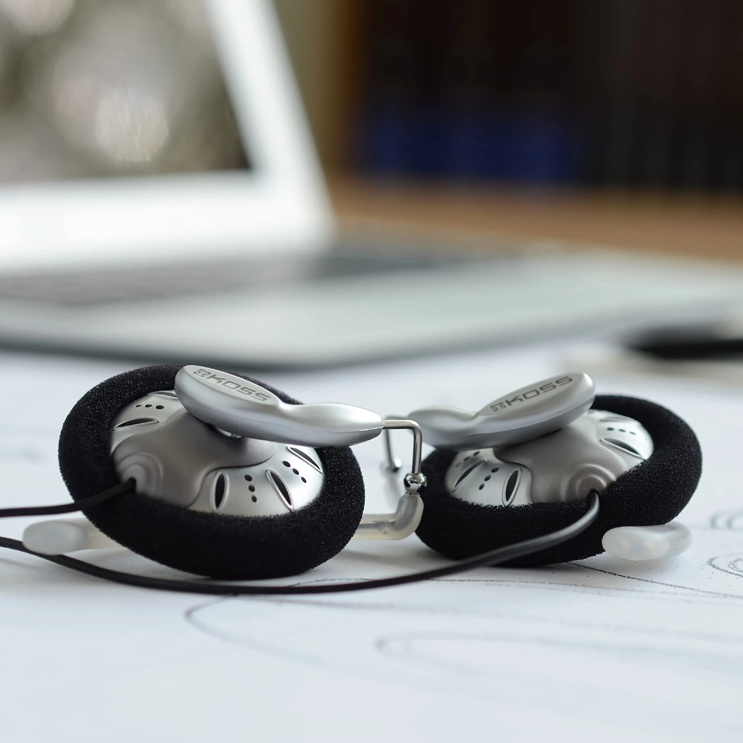 Koss KSC75 On-Ear Clip Headphones | 15Hz-25kHz Frequency Response, 60 Ohm Impedance - view 2
