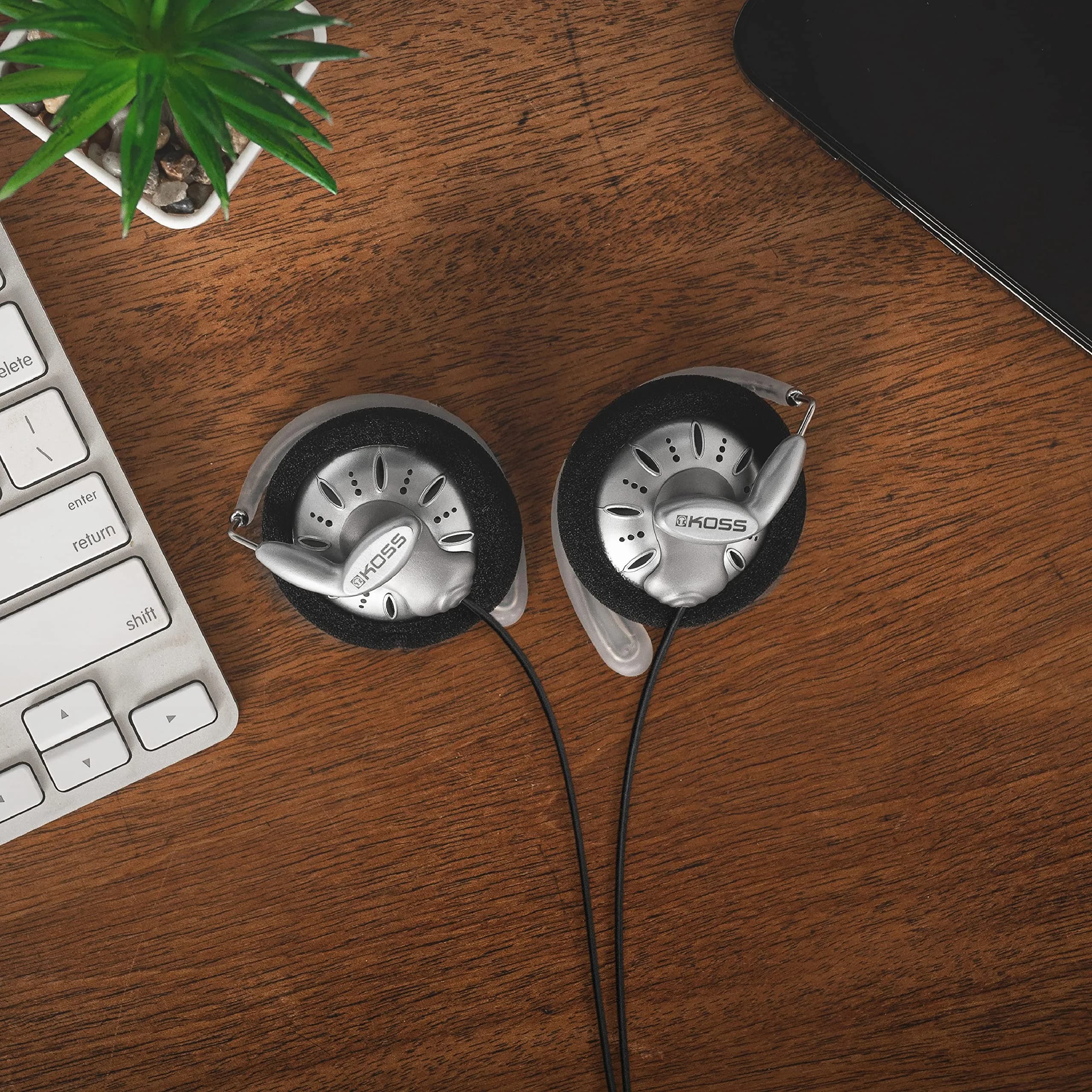 Koss KSC75 On-Ear Clip Headphones | 15Hz-25kHz Frequency Response, 60 Ohm Impedance - view 3