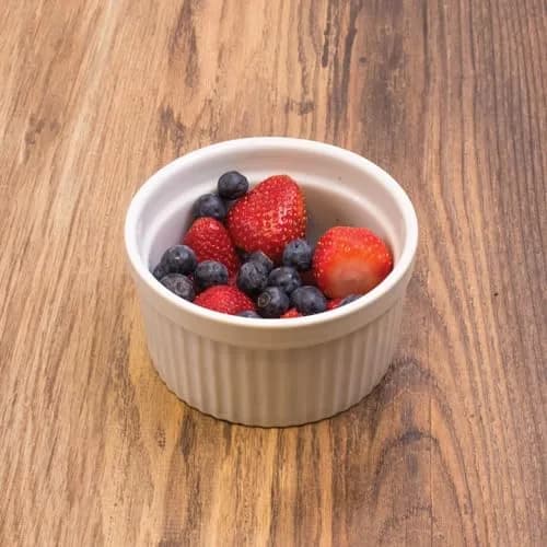 HIC Kitchen Souffle Ramekin Fine Porcelain 14oz Set of 4 | Oven & Dishwasher Safe thumbnail 5